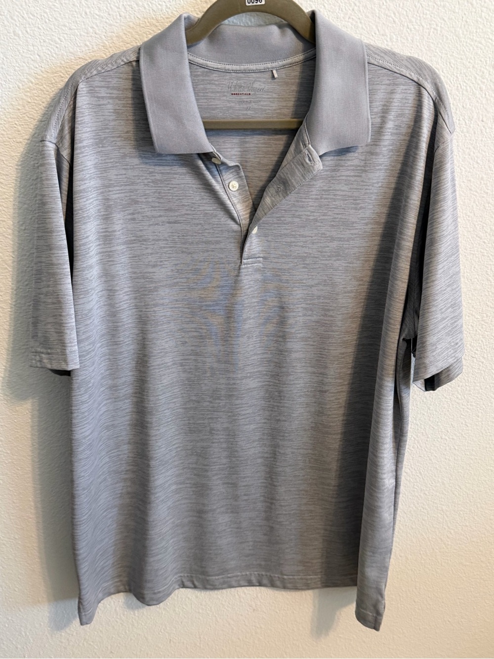Essentials Light Gray Heather Polo
